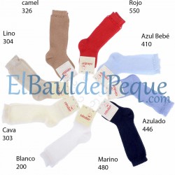 CONDOR Calcetines Altos Perlé Lino 304 2